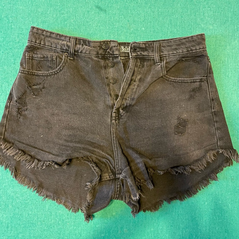 High Waist Cut Off Shorts